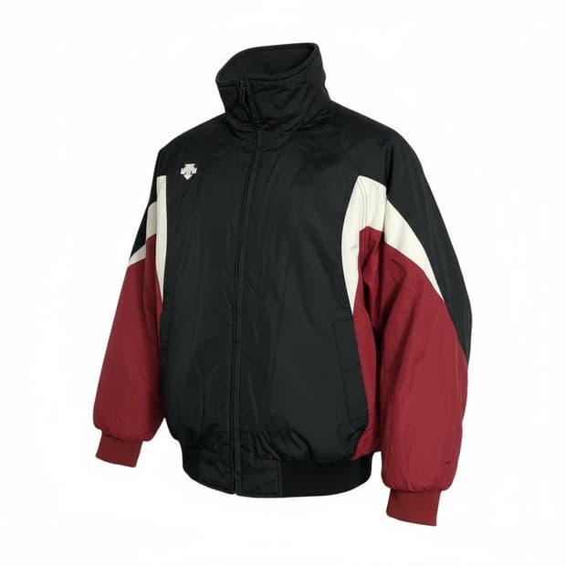 데상트 바시티라인 점퍼 L