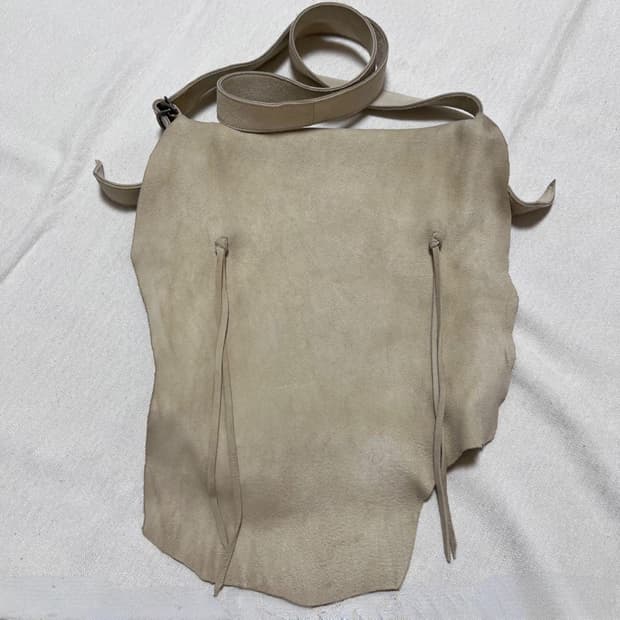 25aw ict DEERSKIN SHOULDER BAG