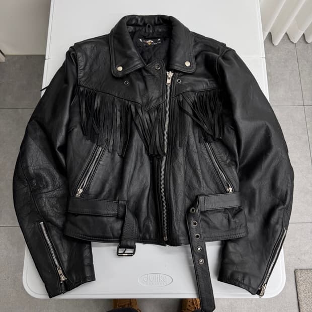 빈티지 레더 자켓