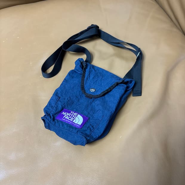 나나미카 노스페이스 퍼플라벨 샤코슈 미니백 크로스백 가방 네이비