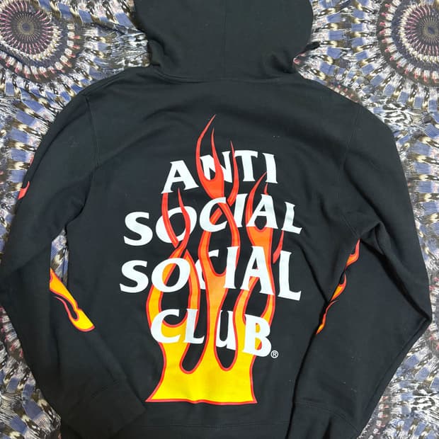 Anti Social Social Club Flame Hoody
