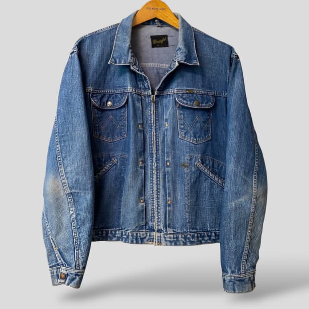 (46)70s WRANGLER 랭글러 24mjz 데님자켓 USA