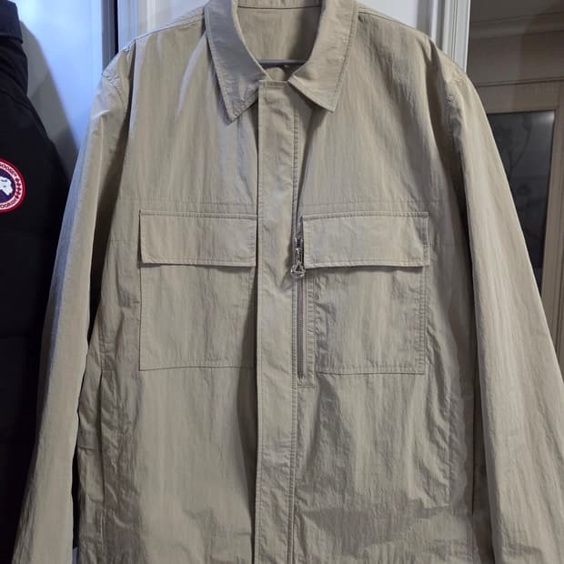 [S급/48] 솔리드옴므 나일론 믹스 포켓 셔켓