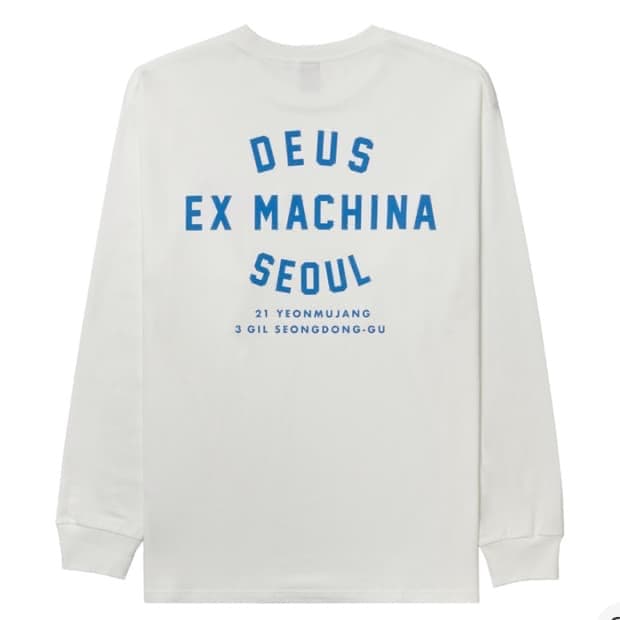 [M] 데우스 엑스 마키나 성수 롱슬리브 화이트 미드나잇