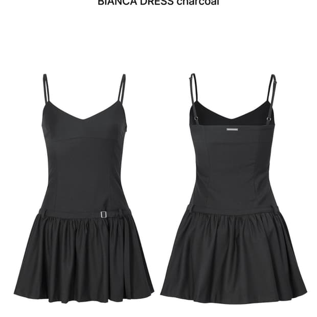 페인오어플레져 비앙카드레스 차콜 클리시어더티스벨리아르낫유어드라이로즈원피스