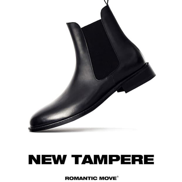 [285] 로맨틱무브 뉴탐페레 첼시 부츠 블랙