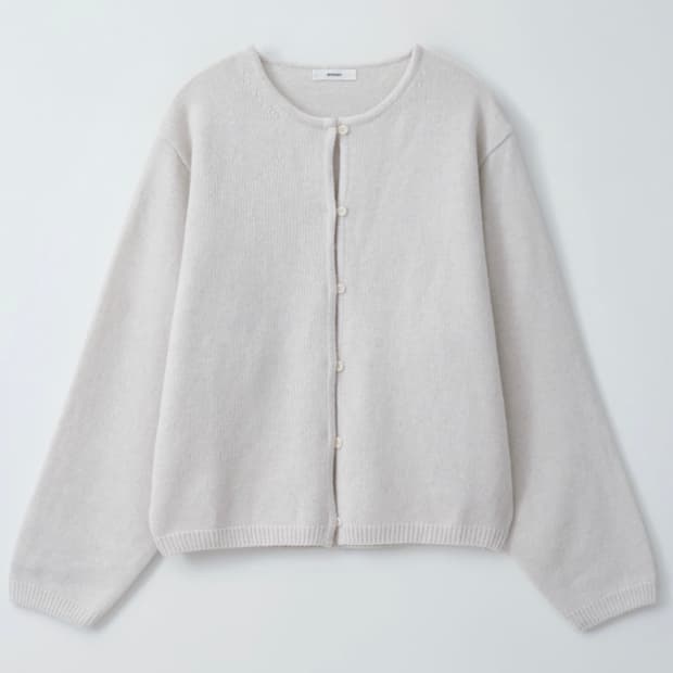 오브헤덴 울 가디건 아이보리