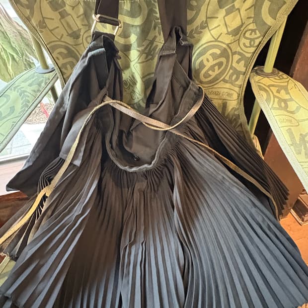 트리코  꼼데 가르송 플리츠 백