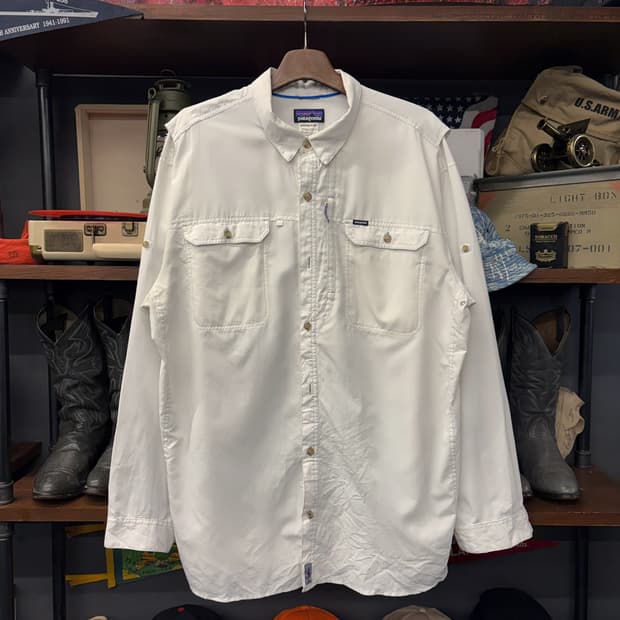 파타고니아 아웃도어 피싱셔츠 메쉬안감 액션플리츠 N731