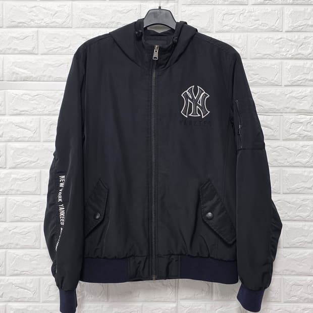 택포) MLB 뉴욕 양키즈 후드 집업 점퍼 L