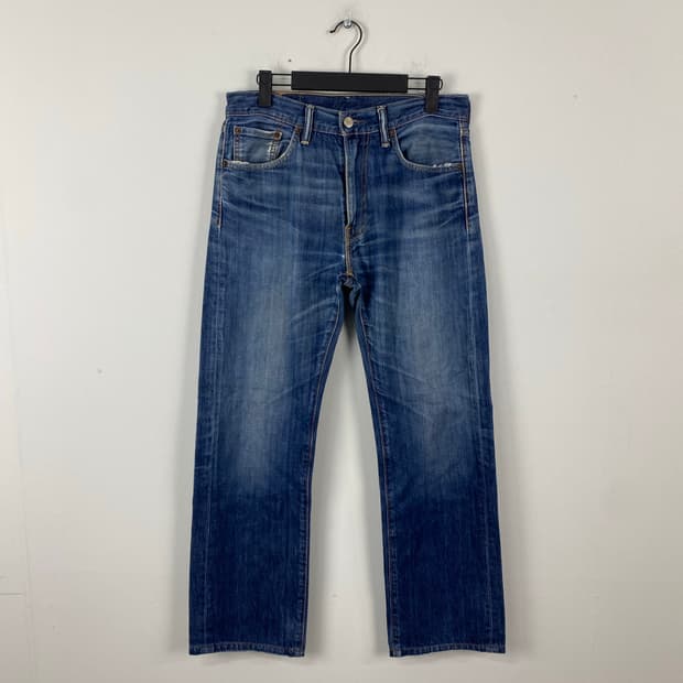 리바이스 Levis 505 워싱 데님팬츠 30x33 <640>