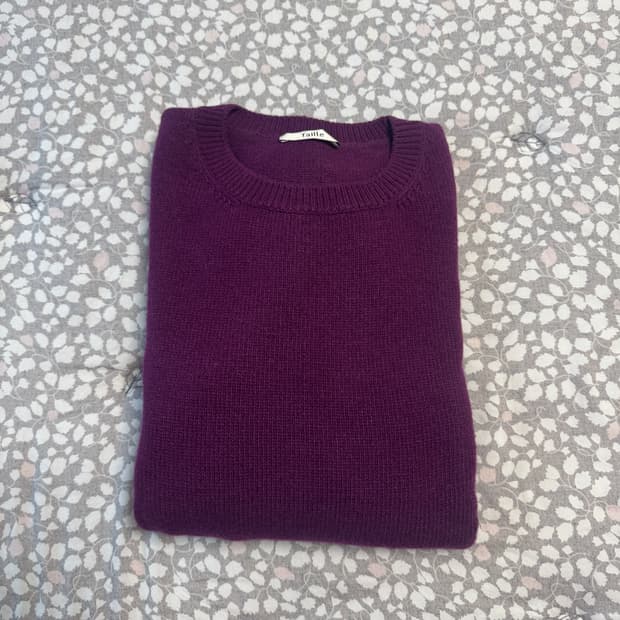 타일레 니트 캐시미어 바이올렛