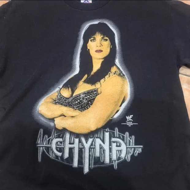 1999 WWE CHYNA 빈티지티셔츠