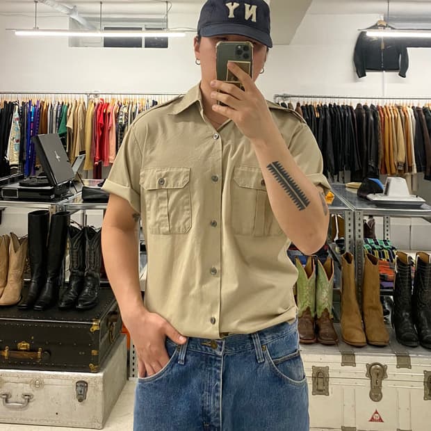 70's SEARS 1/2 field shirts 70년대 시어스 셔츠
