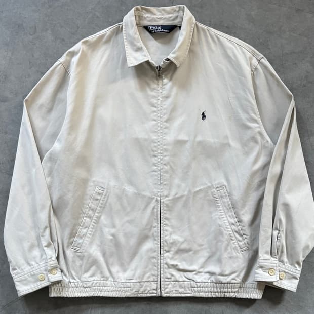 Polo 폴로 랄프로렌 연그레이컬러 코튼 헤링턴 자켓 