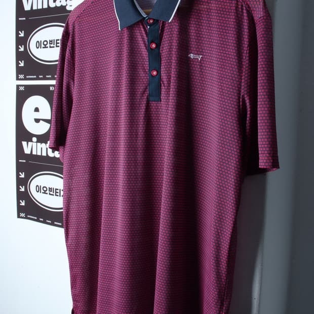 (3XL) 루이까스텔 반팔 카라 티셔츠 빅사이즈 기능성-H35158