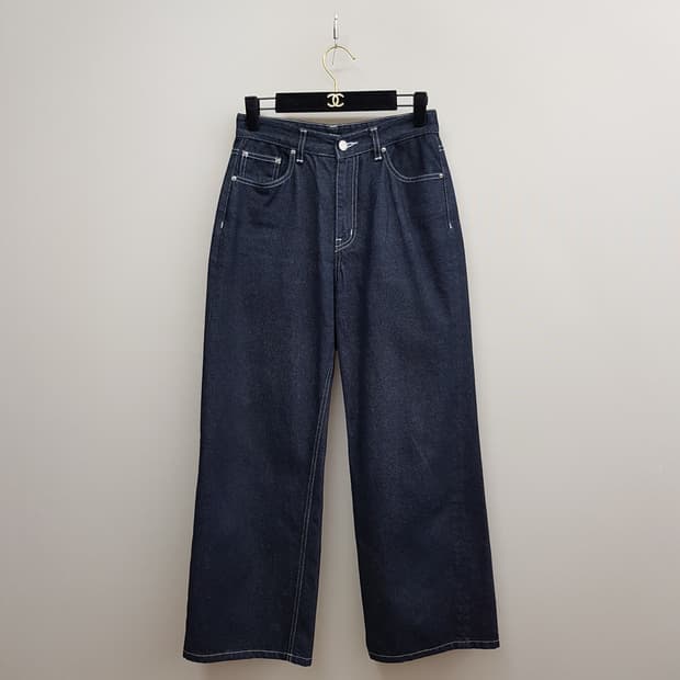오르 ORR 와이드 스트레이트 데님 팬츠 s사이즈