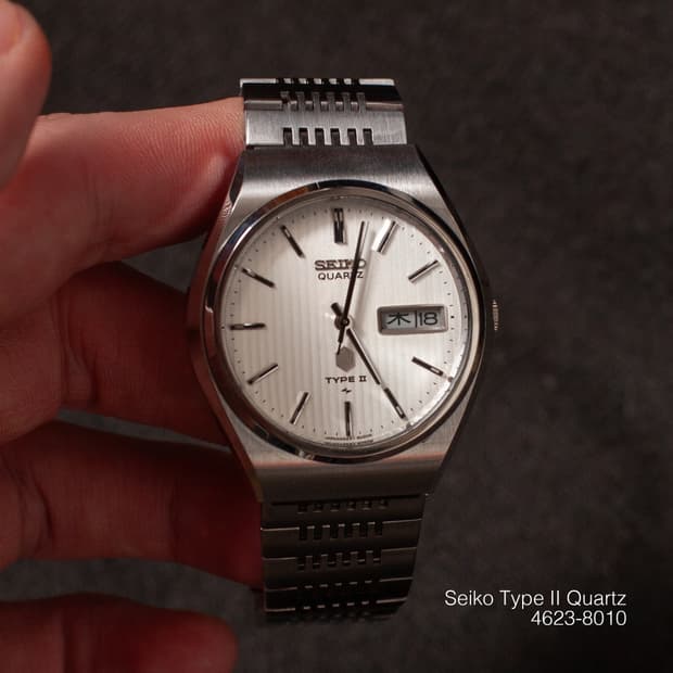 세이코 타입 2 핀스트라이프 다이얼, 4623-8010 빈티지 시계
