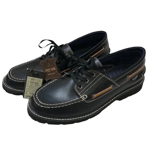 (새상품) 슈펜 라이트 보트 슈즈 블랙 270