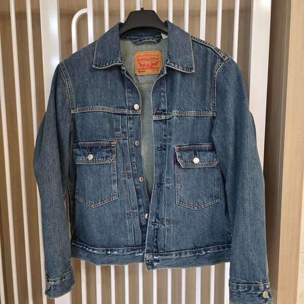 리바이스 연청 2세대 데님 트러커 자켓 M