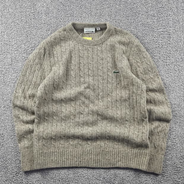라코스테 트위스티드 케이블 니트 스웨터 ( XL ) / 10626