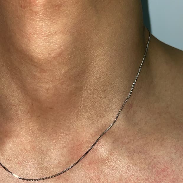 실버925 체인목걸이 1mm