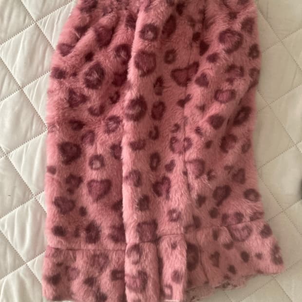 히메갸루핑크호피레오파드 레그워머