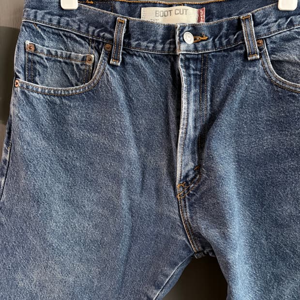 (34x30, 실측 32) 00s 리바이스 517 중청 mexico