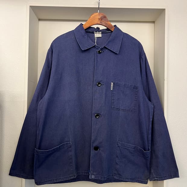 OLD EURO FADED NAVY PURPLE 빈티지프렌치워크자켓