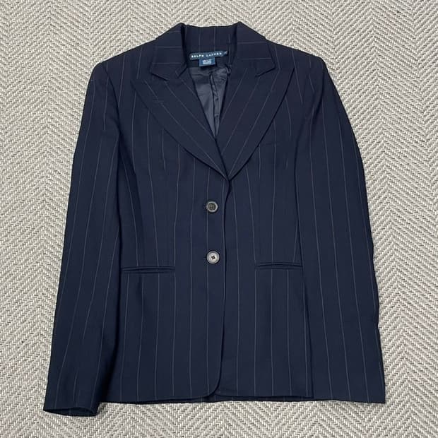 랄프 로렌 스트라이프 울 블레이저 v0101