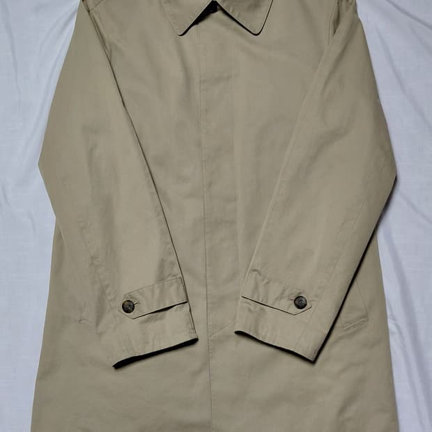 [XS] 브룩스 브라더스 울 라이너 싱글 트렌치코트 (맥코트)