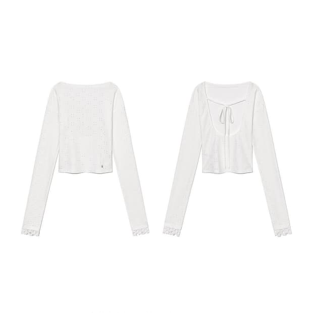 글로니 데본 아일렛 슬리브 devon eyelet sleeve