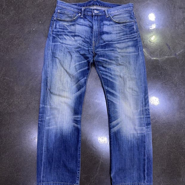 리바이스 505 레귤러 스트레이트핏 빈티지 데님팬츠 36