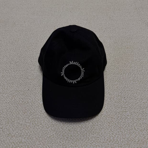 마뗑킴 마카롱 로고 볼캡 