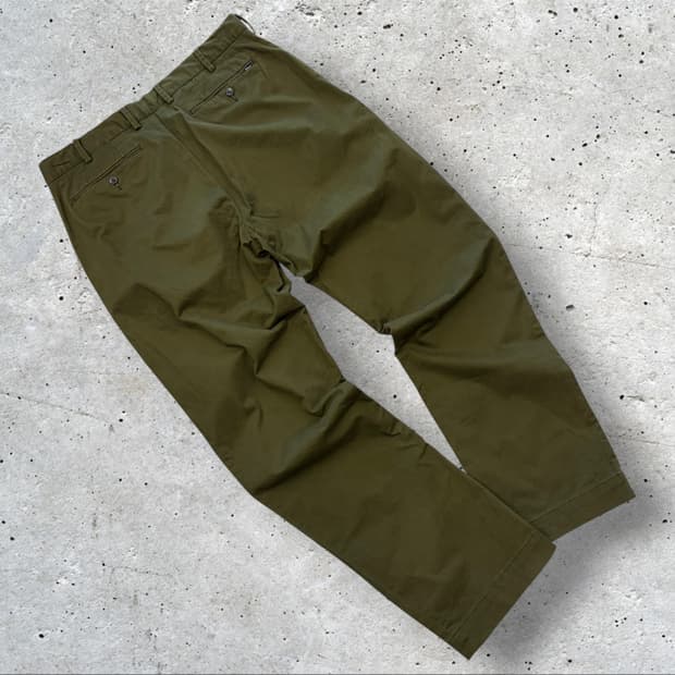 [34x32] 폴로 랄프로렌 카키색 바지 코튼 팬츠 D400