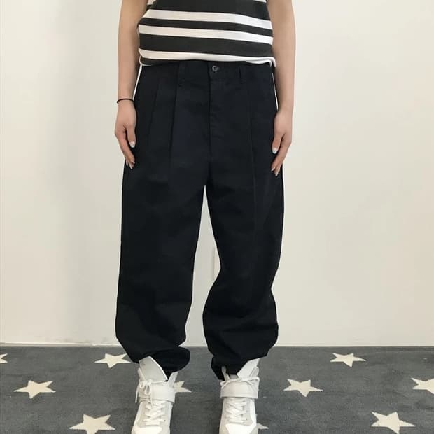 Dockers Khakis Black Pleated Pants