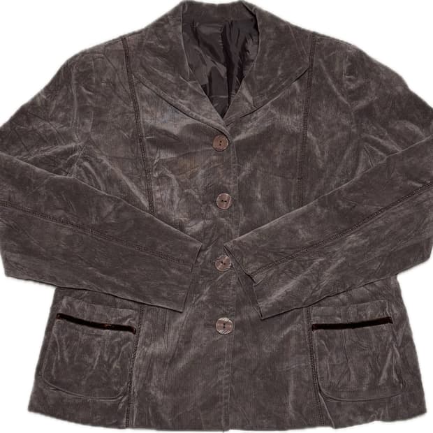 벨벳 브라운 빈티지 자켓