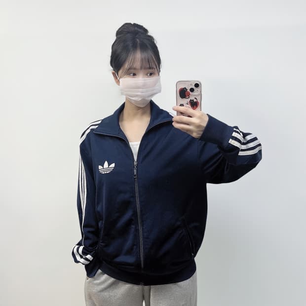 아디다스 og 파이어버드 트랙탑 져지 네이비