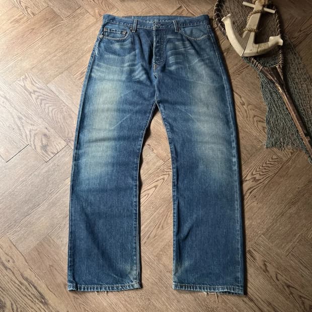 [36]00's 리바이스 USA 501 빈티지 워싱 데님 팬츠