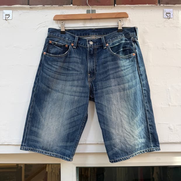 Levis 503 리바이스 루즈 스트레이트 데님 쇼츠 32x13