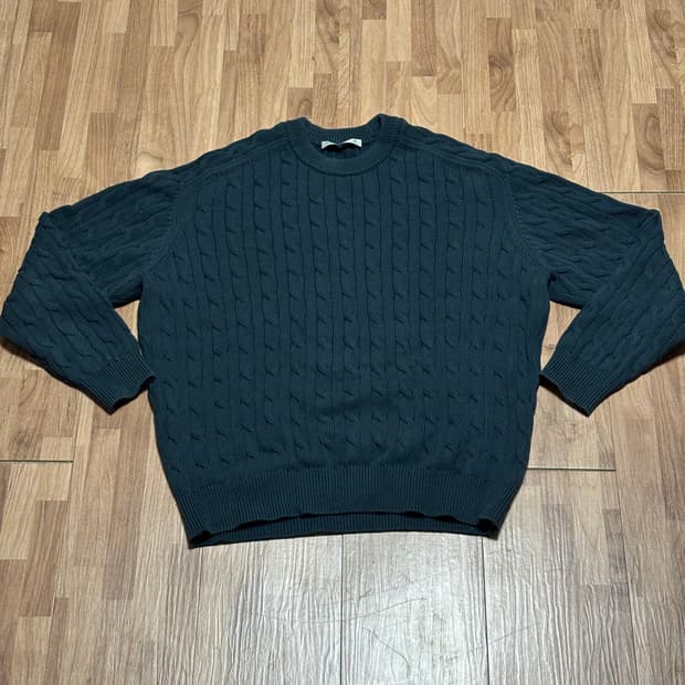 인템포무드 케이블 니트 XL