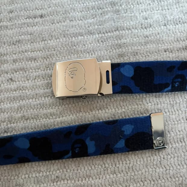 베이프 컬러 카모 GI 벨트
