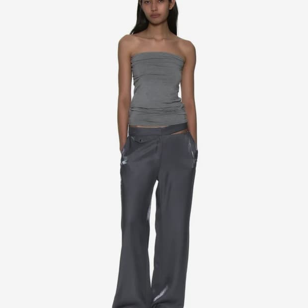 파르티멘토우먼 글로시 컷아웃 웨이스트 팬츠S