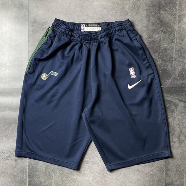 NIKE 나이키NBA 네이비 바스켓볼 스웨트 하프팬츠 A01247