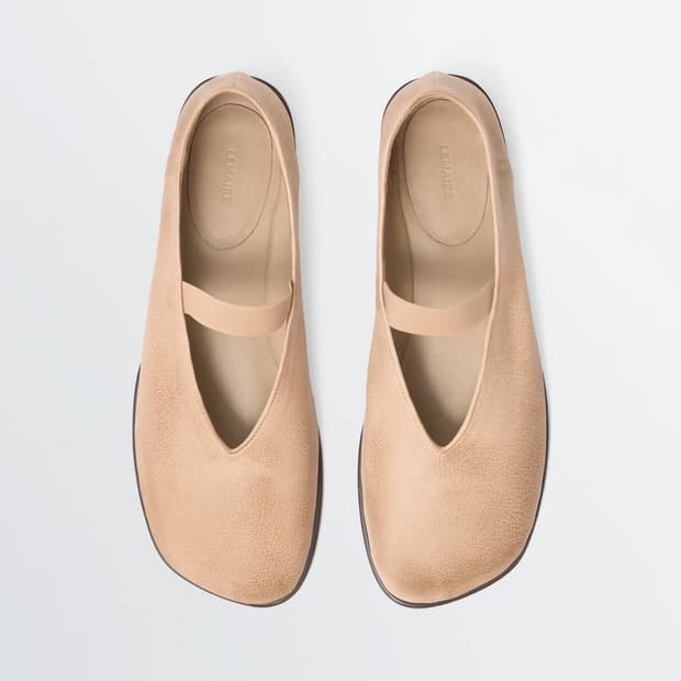 [39]르메르 26ss GLOVE 발레리나 슈즈/워시드 베이지