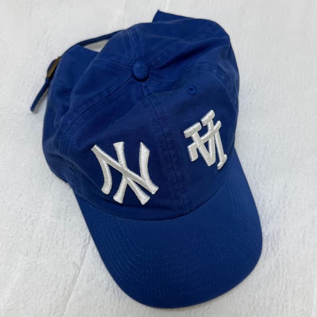 nptsss 블루 볼캡 판매
