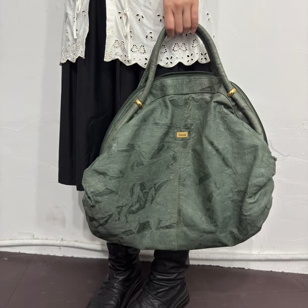 l’ouest leather design bog bag