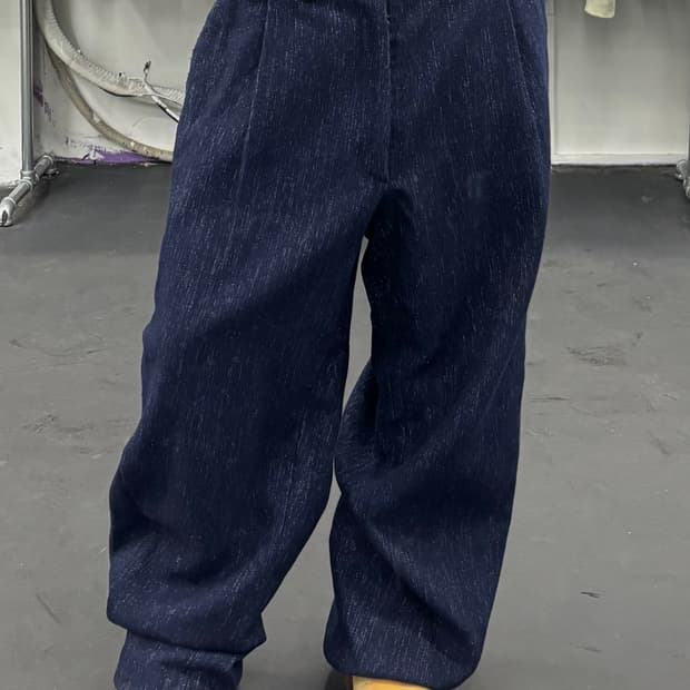 해칭룸 트위드 울 팬츠