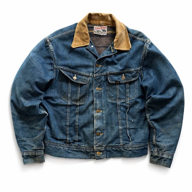 60s Lee 101LJ 블랭킷 데님 트러커 자켓 42L