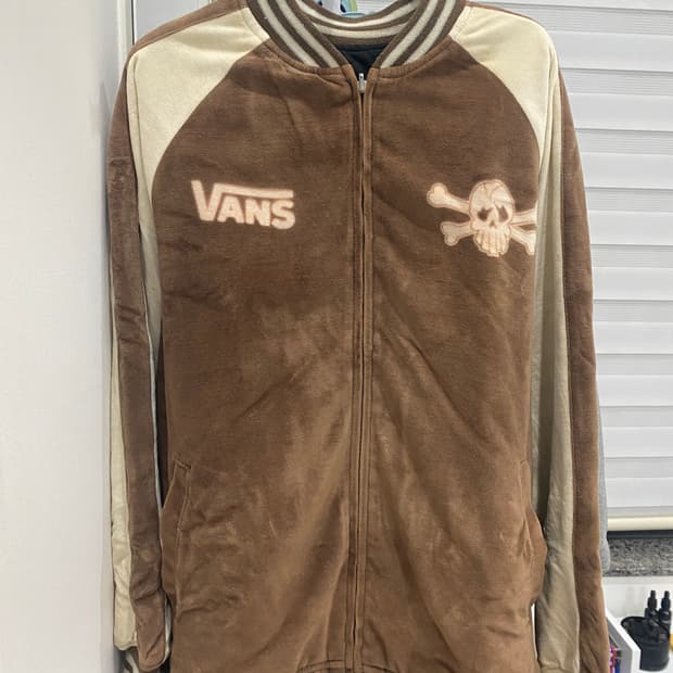 반스 벨벳 자켓 브라운